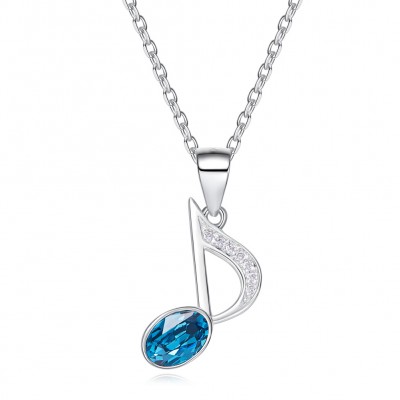 Music note necklace