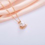 Freshwater heart necklace