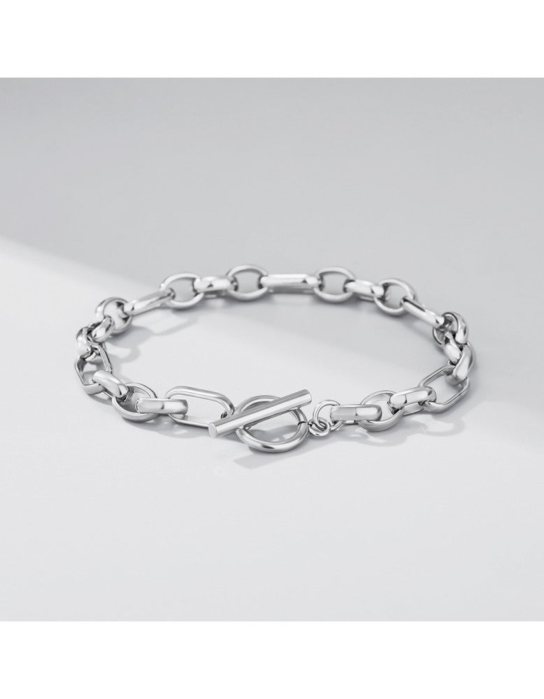 Chunky silver chain