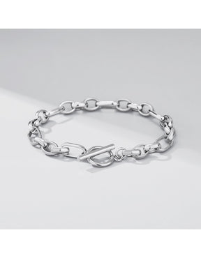 Chunky silver chain