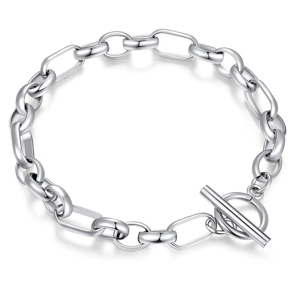 Chunky silver chain