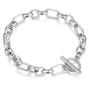 Chunky silver chain