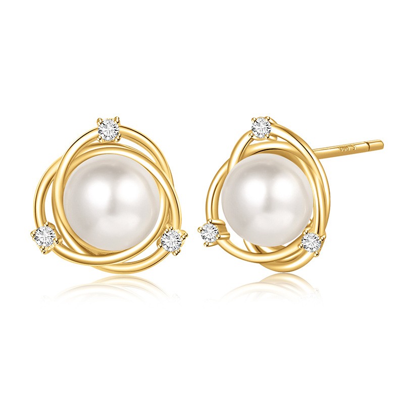 Freshwater pearl earrings